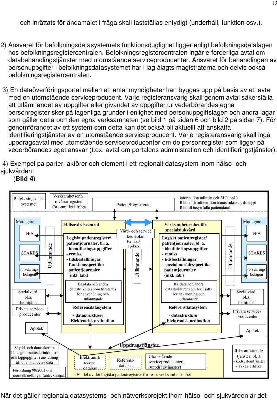 Befolkningsregistercentralen ingår erforderliga avtal om databehandlingstjänster med utomstående serviceproducenter.