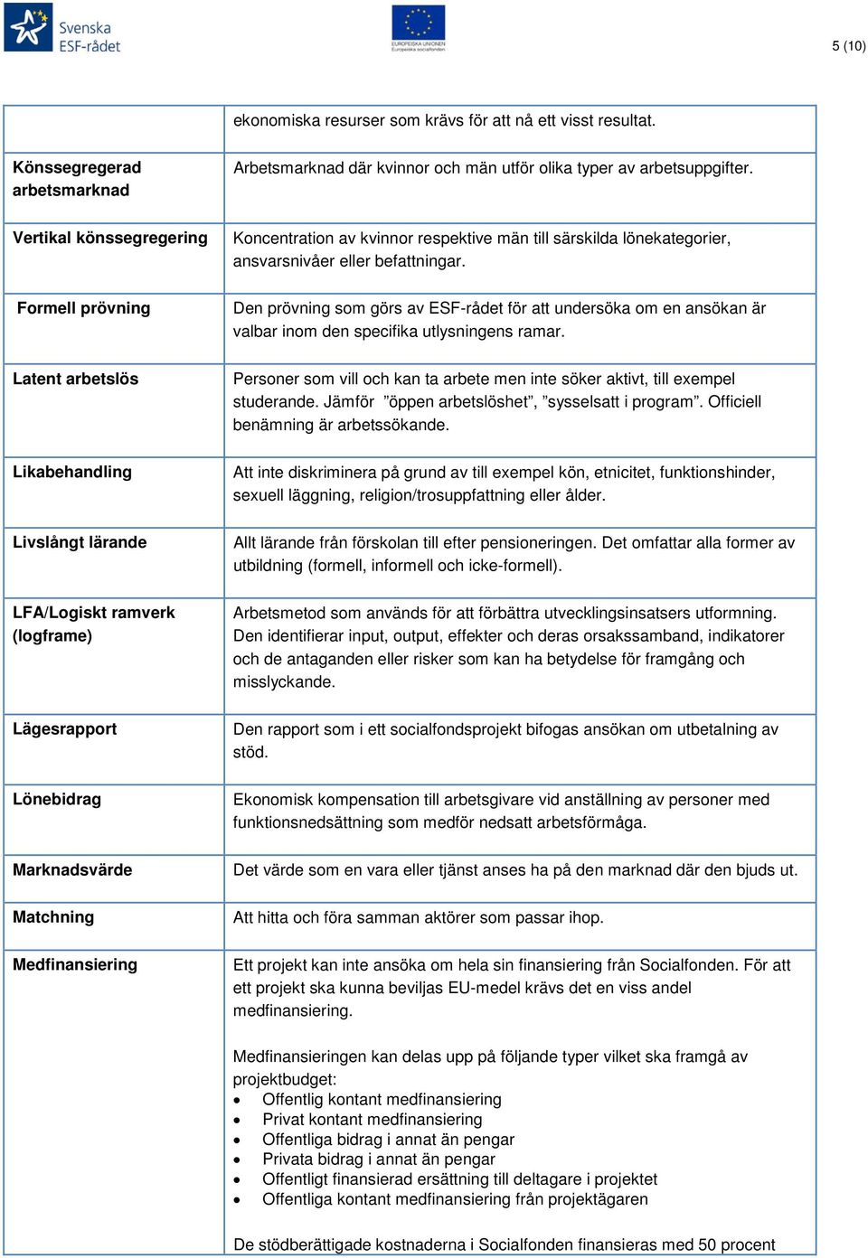 Koncentration av kvinnor respektive män till särskilda lönekategorier, ansvarsnivåer eller befattningar.