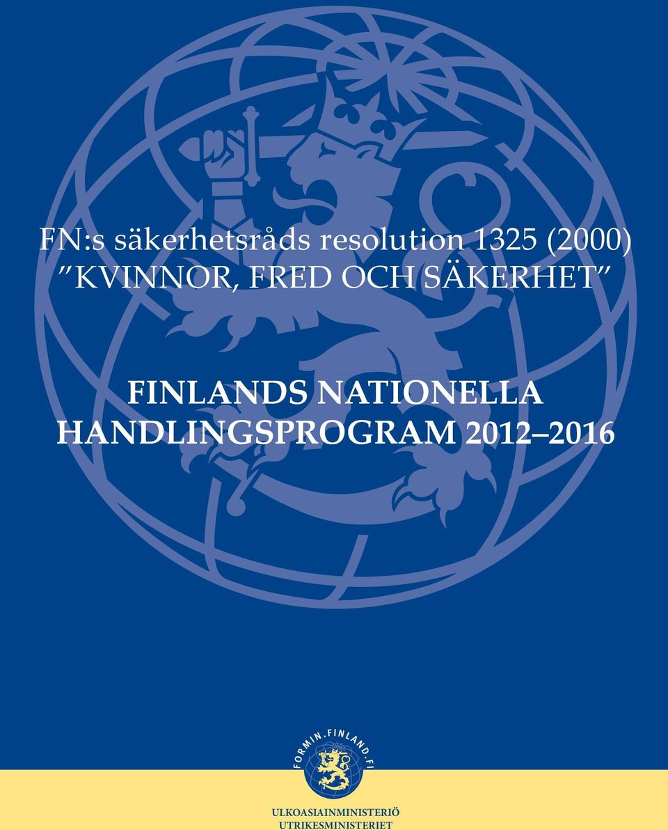 FINLANDS NATIONELLA HANDLINGSPROGRAM