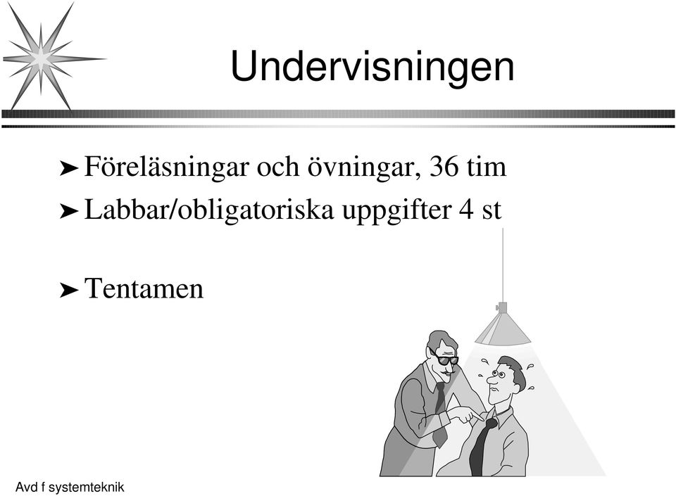 övningar, 36 tim