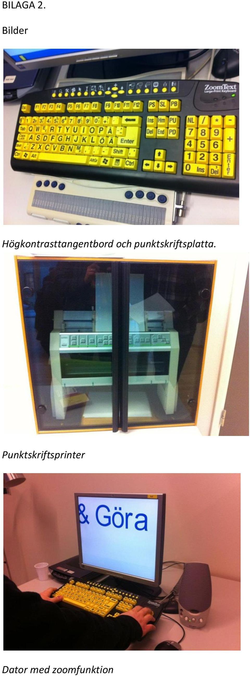 Högkontrasttangentbord och