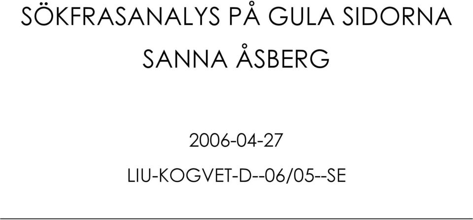 ÅSBERG 2006-04-27