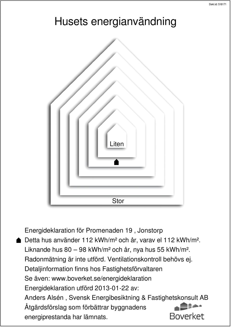 Detaljinformation finns hos Fastighetsförvaltaren Se även: www.boverket.