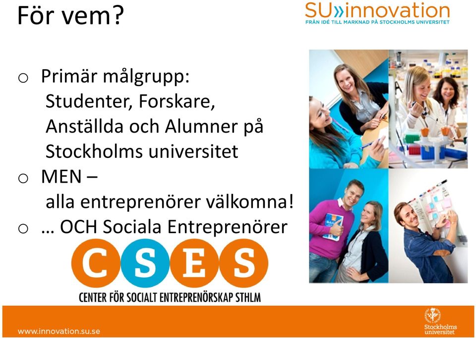 Anställda ch Alumner på Stckhlms