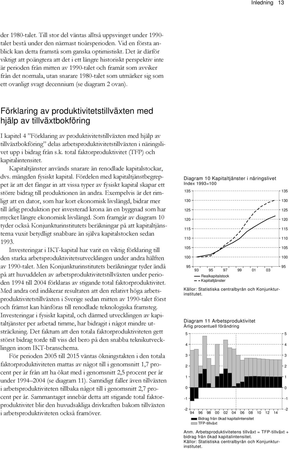 sig som ett ovanligt svagt decennium (se diagram 2 ovan).