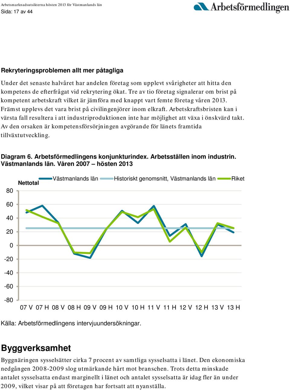 Arbetskraftsbristen kan i värsta fall resultera i att industriproduktionen inte har möjlighet att växa i önskvärd takt.