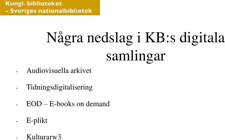 Tidningsdigitalisering EOD