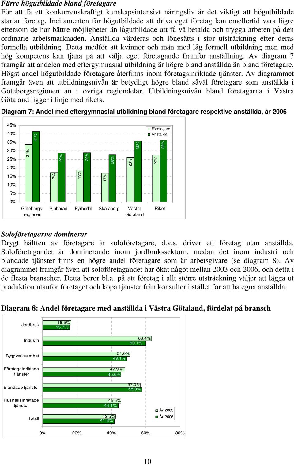 Anställda värderas och lönesätts i stor utsträckning efter deras formella utbildning.