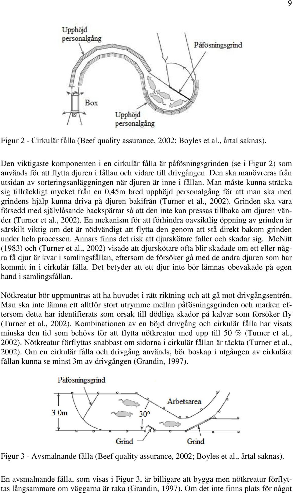 Den ska manövreras från utsidan av sorteringsanläggningen när djuren är inne i fållan.