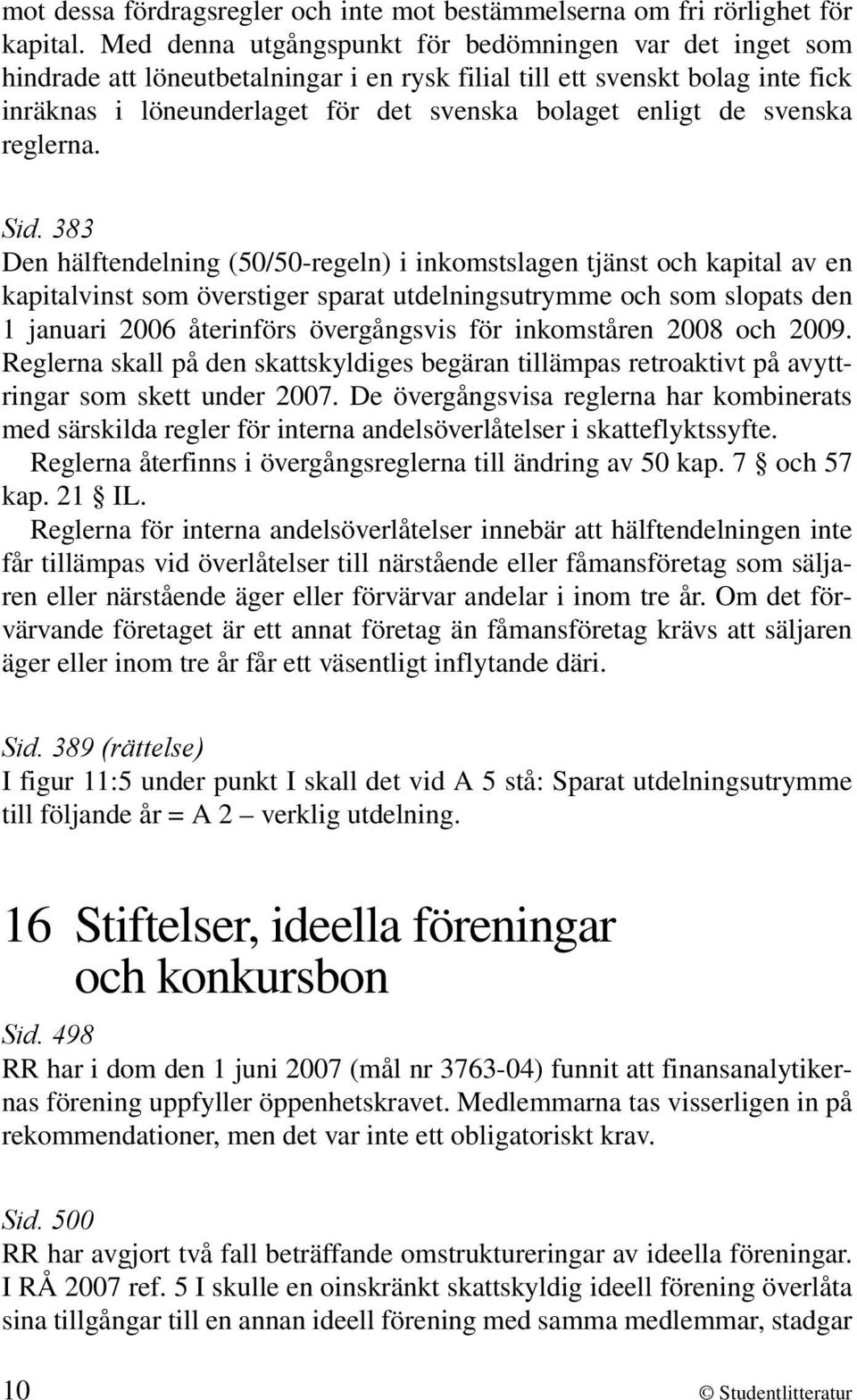 svenska reglerna. Sid.