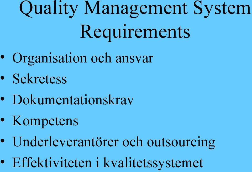 Dokumentationskrav Kompetens