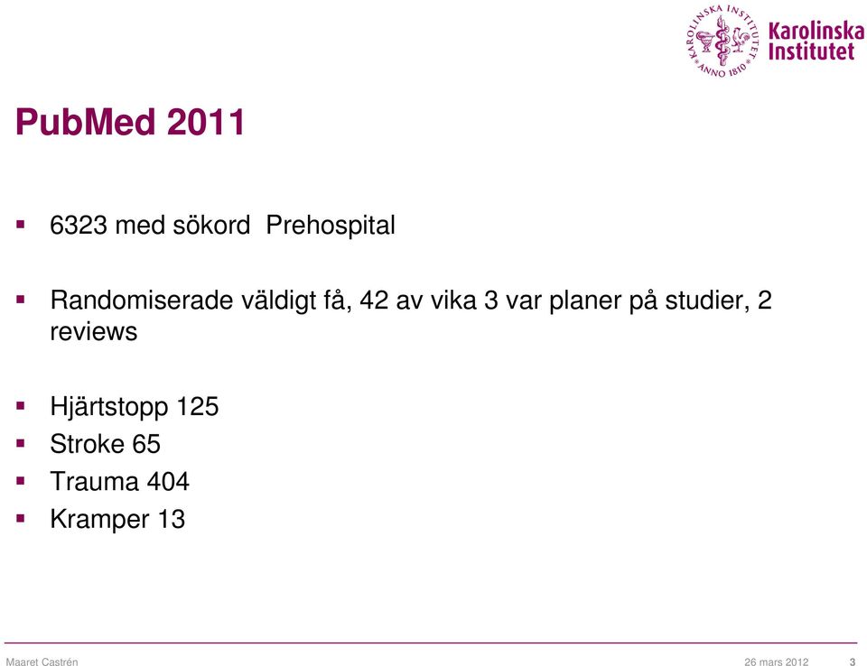 planer på studier, 2 reviews Hjärtstopp 125