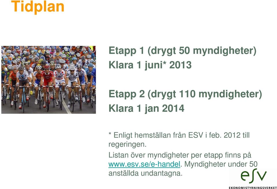 ESV i feb. 2012 till regeringen.