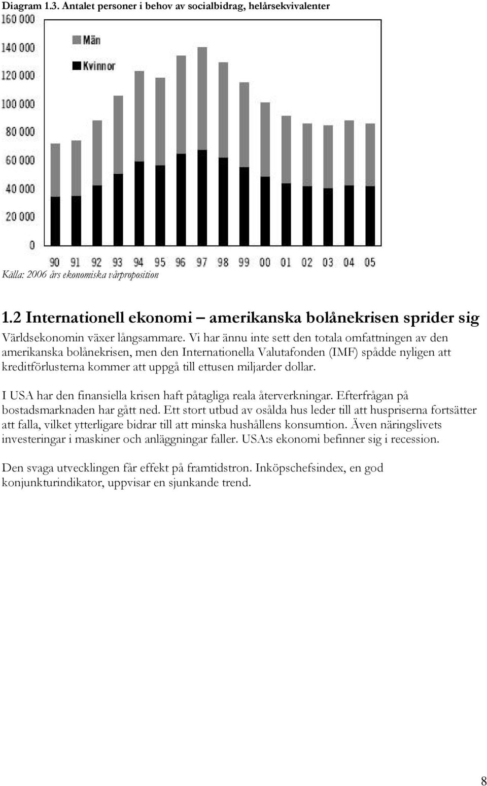 Vi har ännu inte sett den totala omfattningen av den amerikanska bolånekrisen, men den Internationella Valutafonden (IMF) spådde nyligen att kreditförlusterna kommer att uppgå till ettusen miljarder