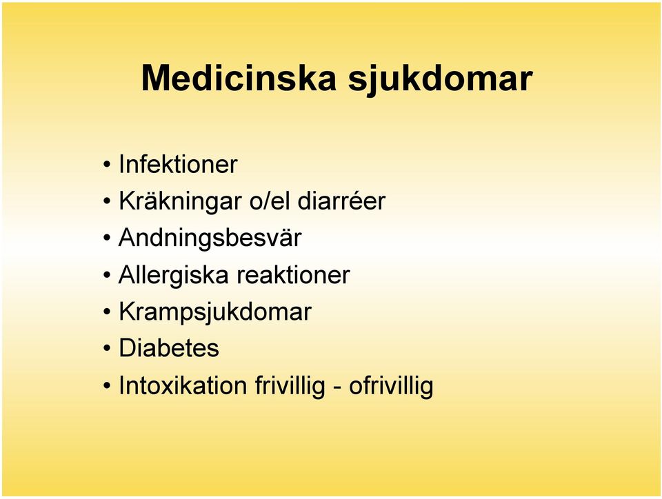 Andningsbesvär Allergiska reaktioner