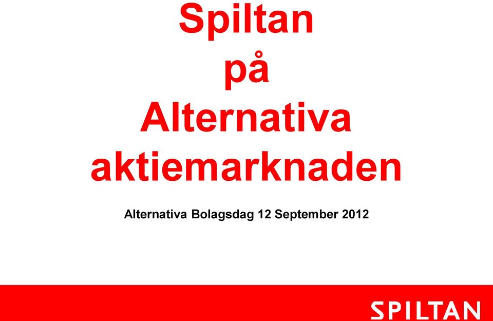 aktiemarknaden 