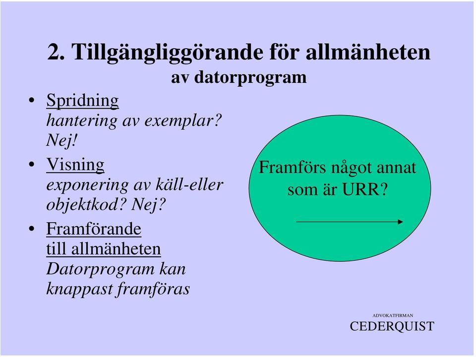 Visning exponering av käll-eller objektkod? Nej?