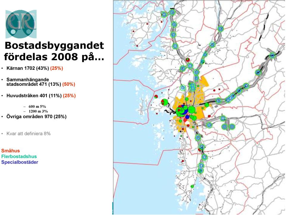 401 (11%) (25%) 600 m 5% 1200 m 3% Övriga områden 970