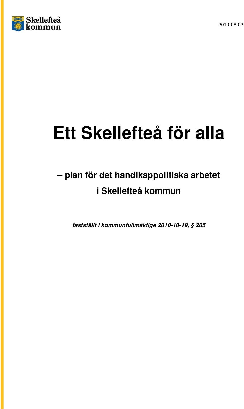 arbetet i Skellefteå kommun