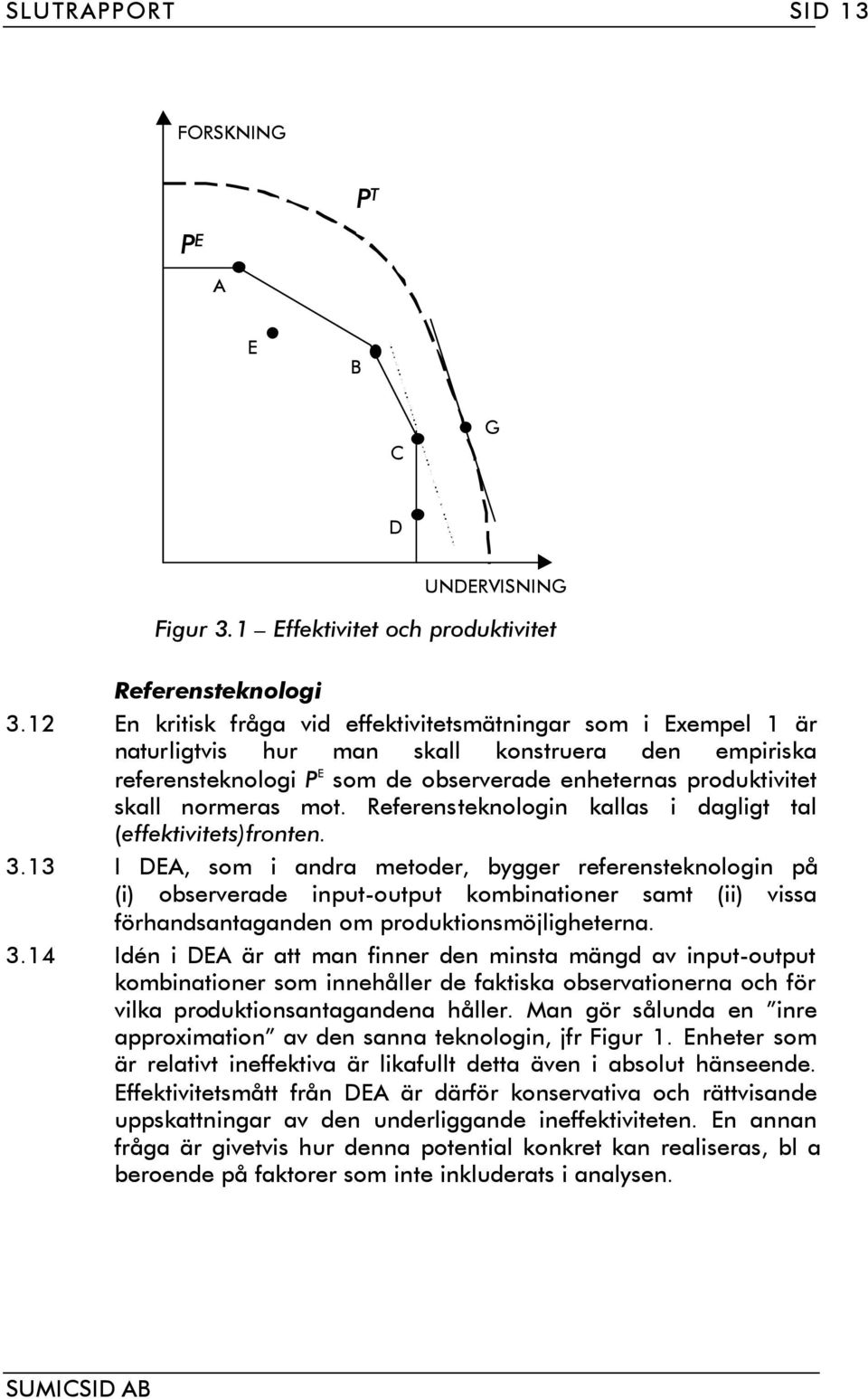 mot. Referensteknologin kallas i dagligt tal (effektivitets)fronten. 3.