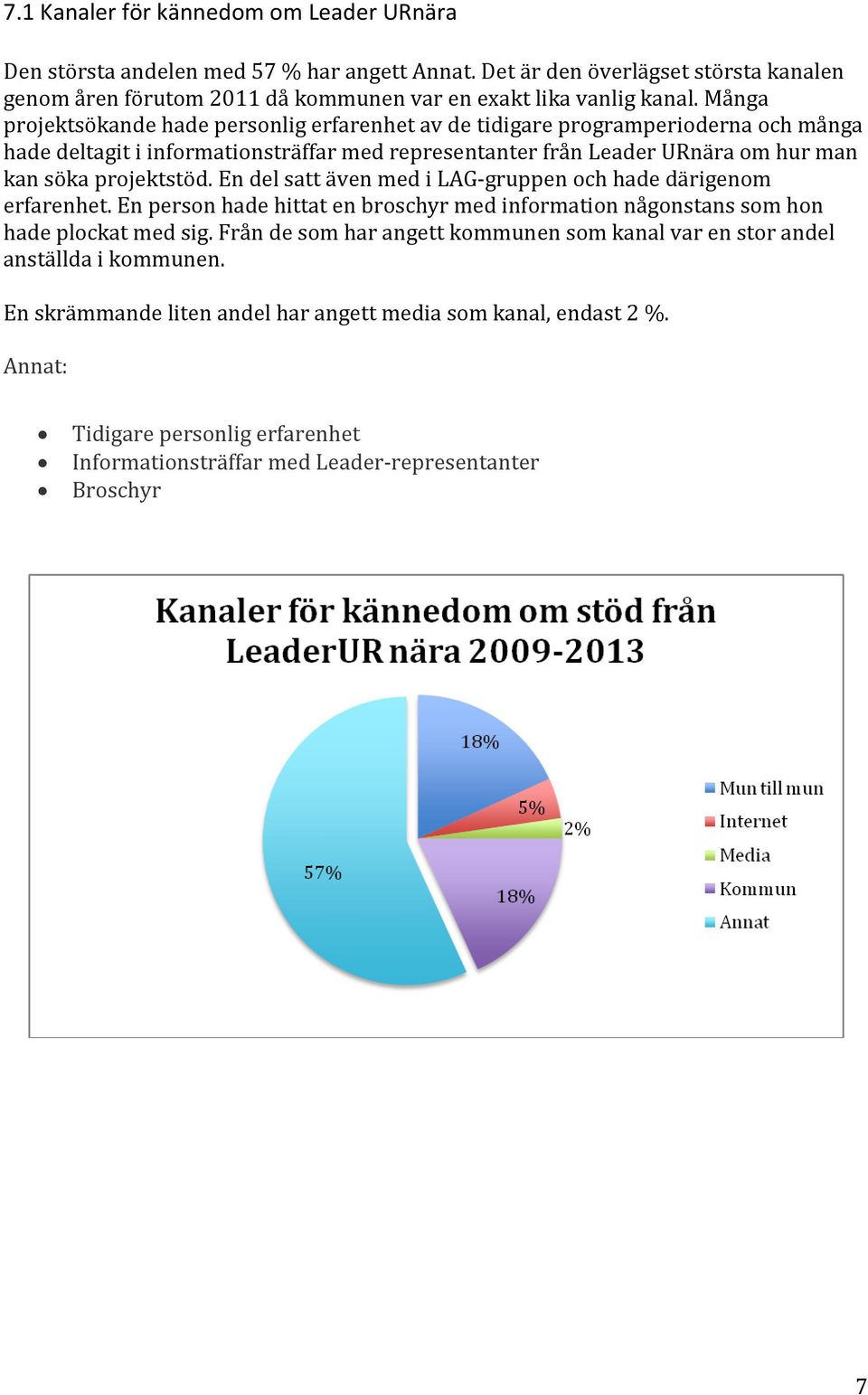 En del satt även med i LAG-gruppen och hade därigenom erfarenhet. En person hade hittat en broschyr med information någonstans som hon hade plockat med sig.