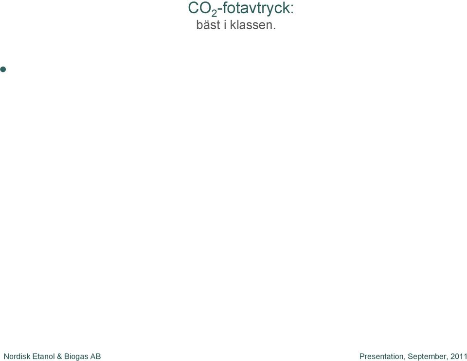 CO2-equivalents/ MJ fuel 90 80 70 60 50 40 30 20 10 0 Olja Etanol från Etanol