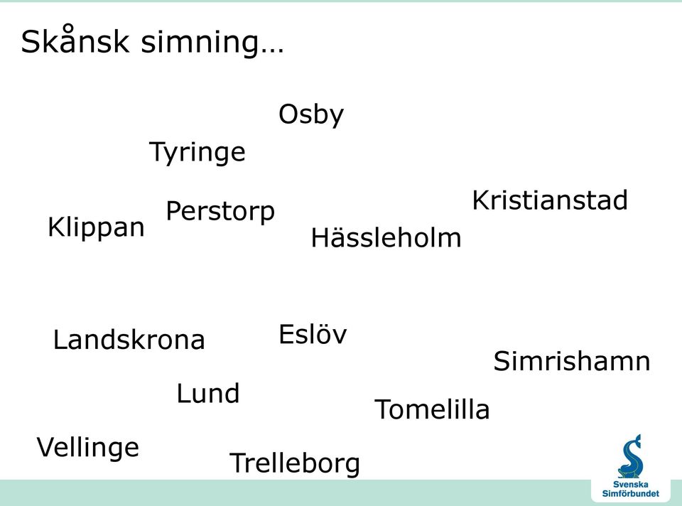 Kristianstad Landskrona Eslöv