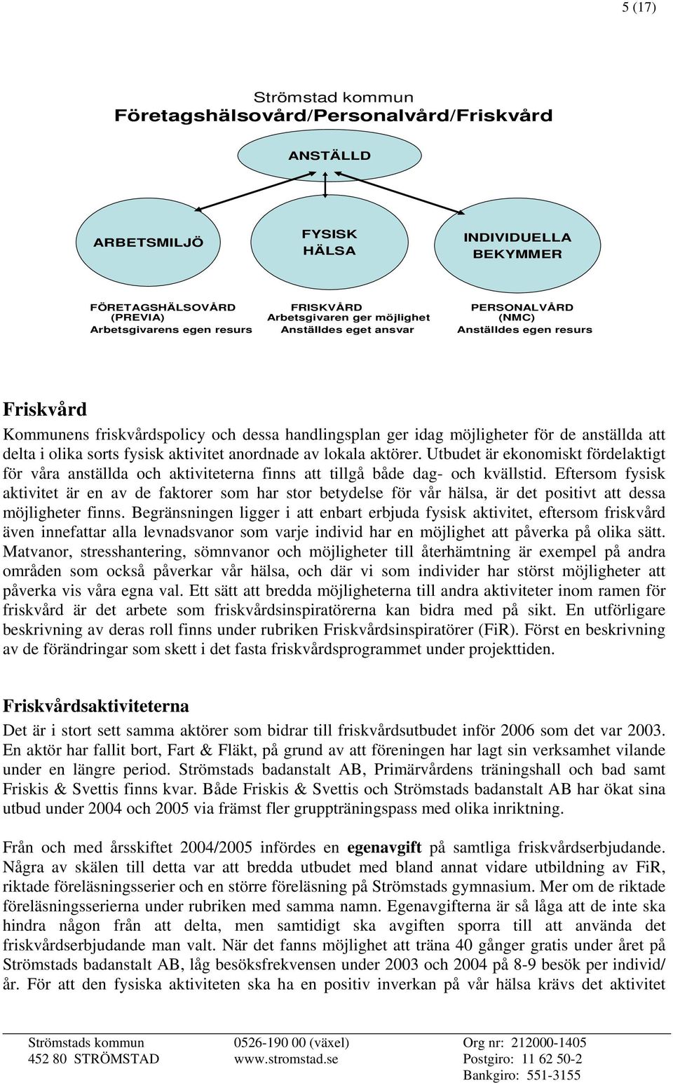 sorts fysisk aktivitet anordnade av lokala aktörer. Utbudet är ekonomiskt fördelaktigt för våra anställda och aktiviteterna finns att tillgå både dag- och kvällstid.