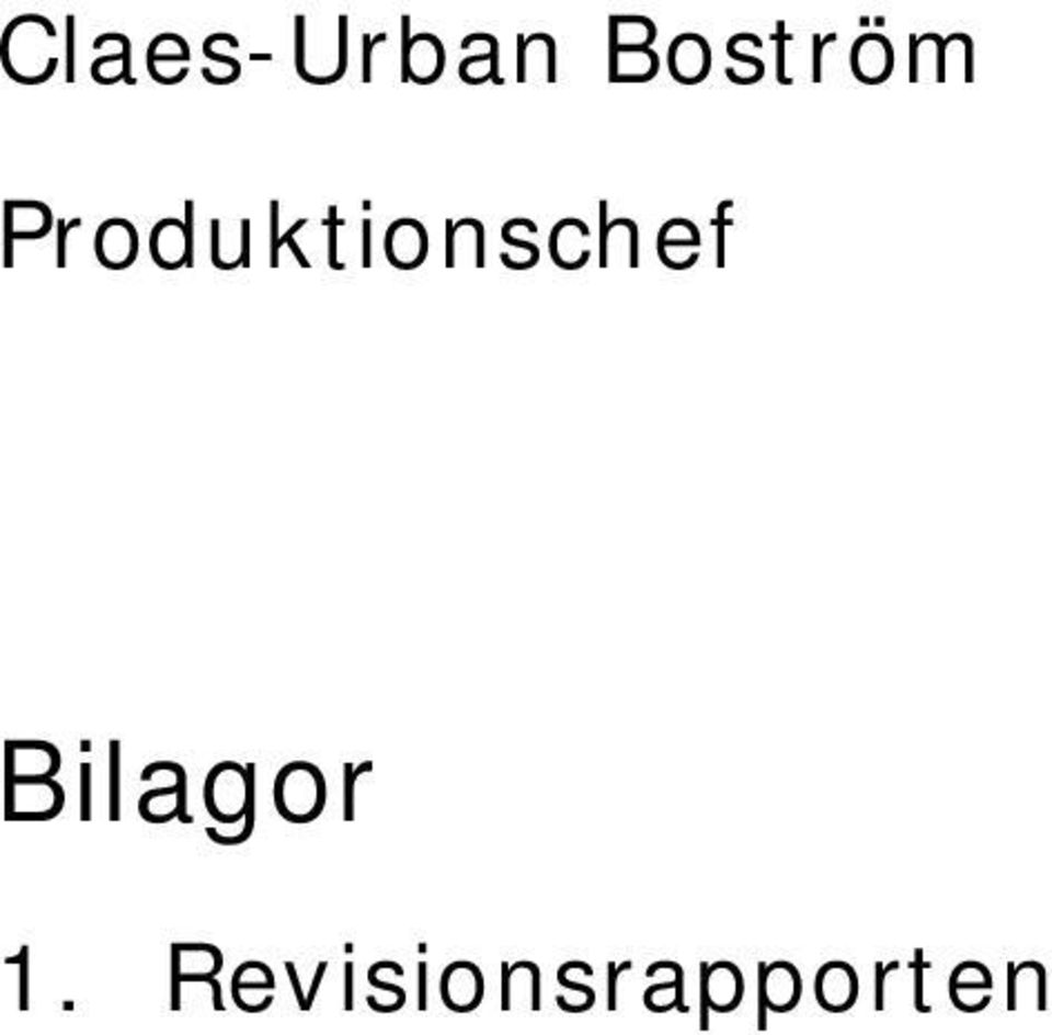 Produktionschef