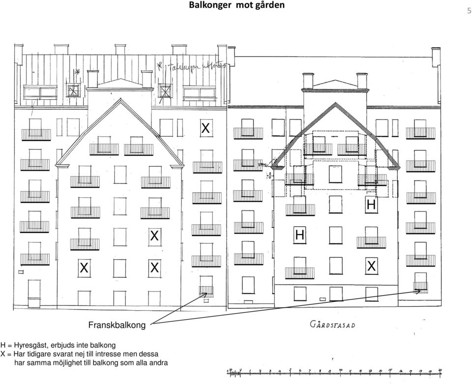 balkong X = Har tidigare svarat nej till