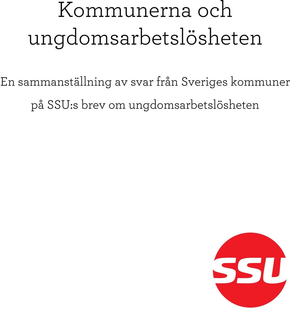 sammanställning av svar från