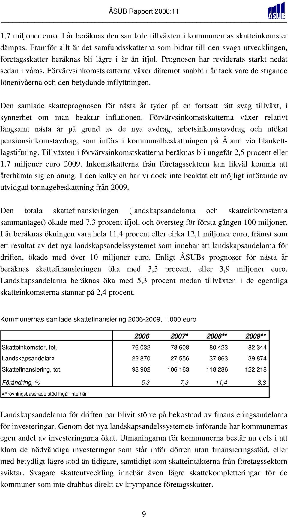 Förvärvsinkomstskatterna växer däremot snabbt i år tack vare de stigande lönenivåerna och den betydande inflyttningen.