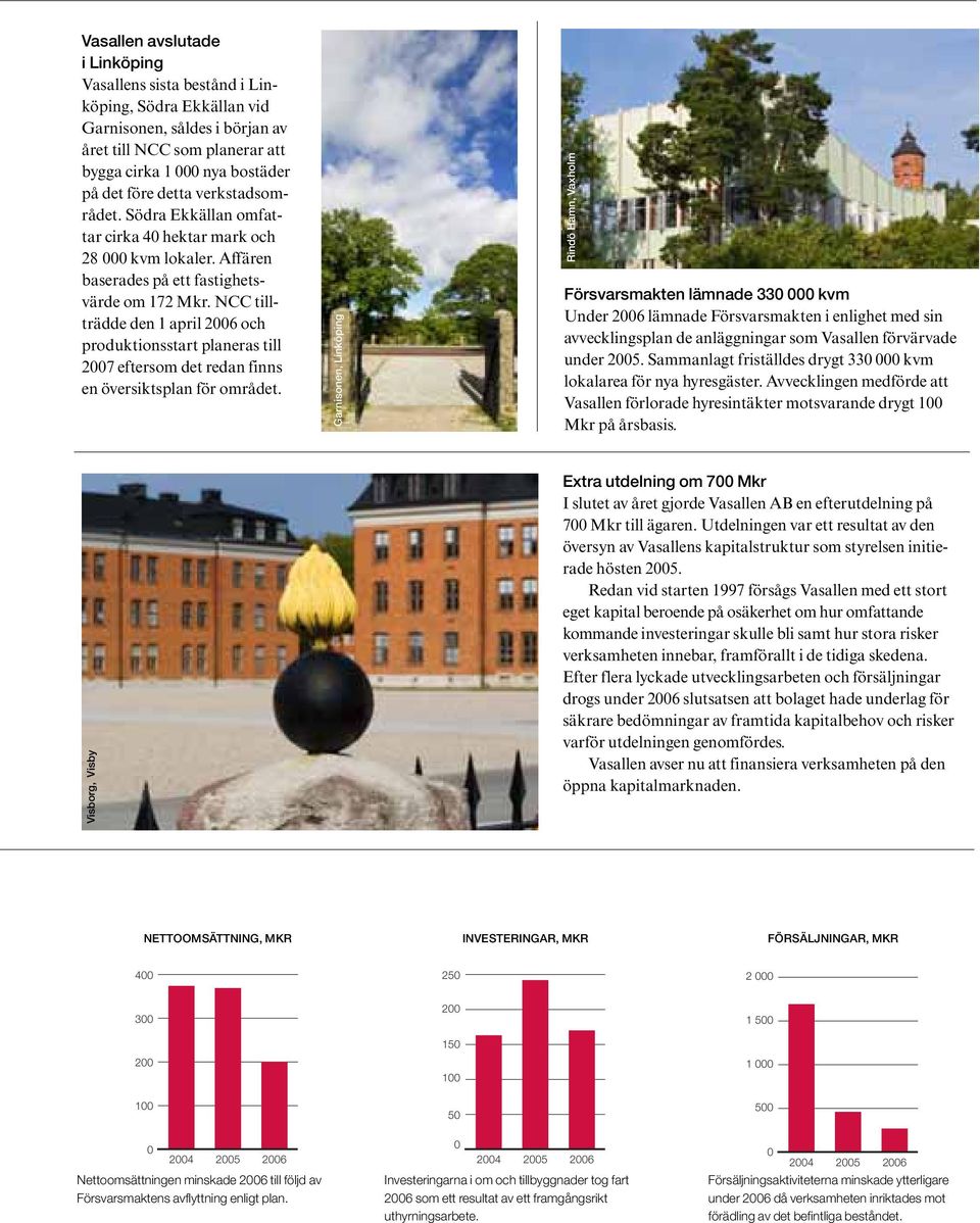 NCC tillträdde den 1 april 2006 och produktionsstart planeras till 2007 eftersom det redan finns en översiktsplan för området.