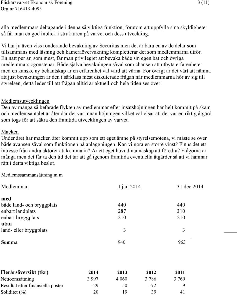 En natt per år, som mest, får man privilegiet att bevaka både sin egen båt och övriga medlemmars ögonstenar.