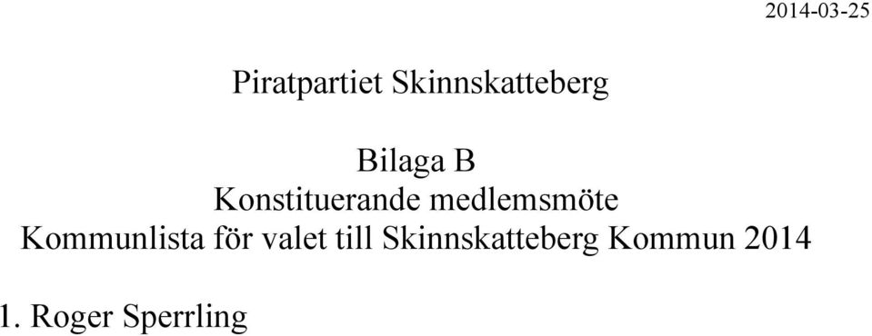valet till Skinnskatteberg