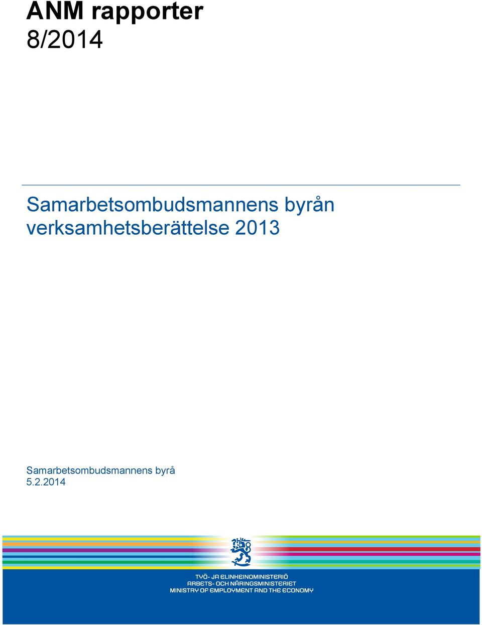 verksamhetsberättelse 2013