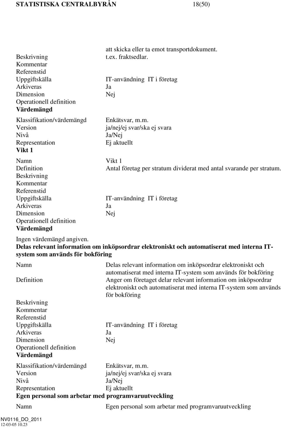 Delas relevant information om inköpsordrar elektroniskt och automatiserat med interna ITsystem som används för bokföring Delas relevant information om inköpsordrar