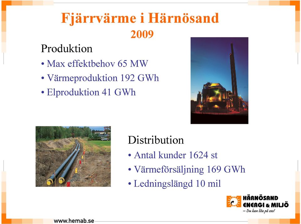 Elproduktion 41 GWh Distribution Antal kunder