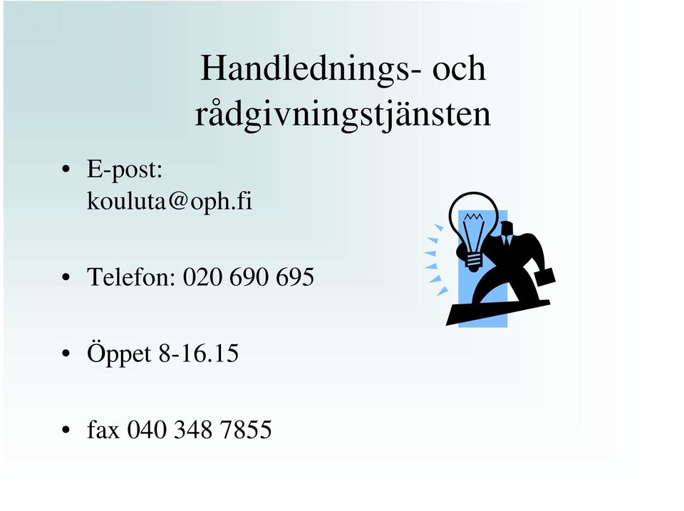 rådgivningstjänsten