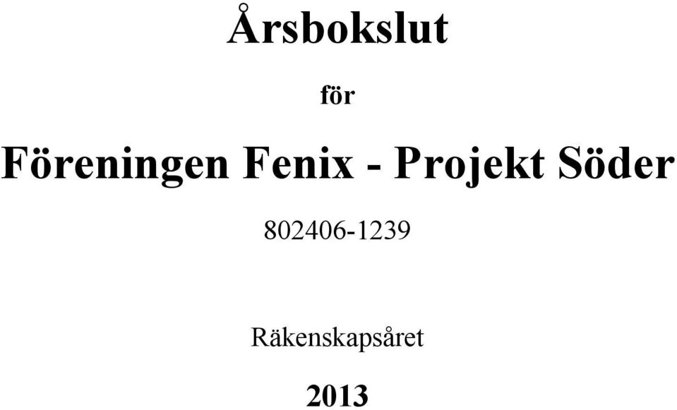 Projekt Söder