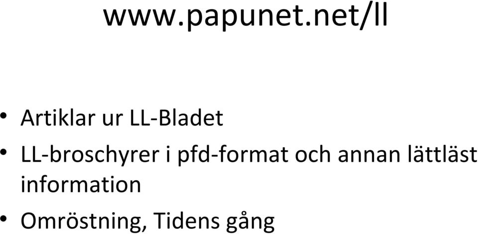 LL-broschyrer i pfd-format och