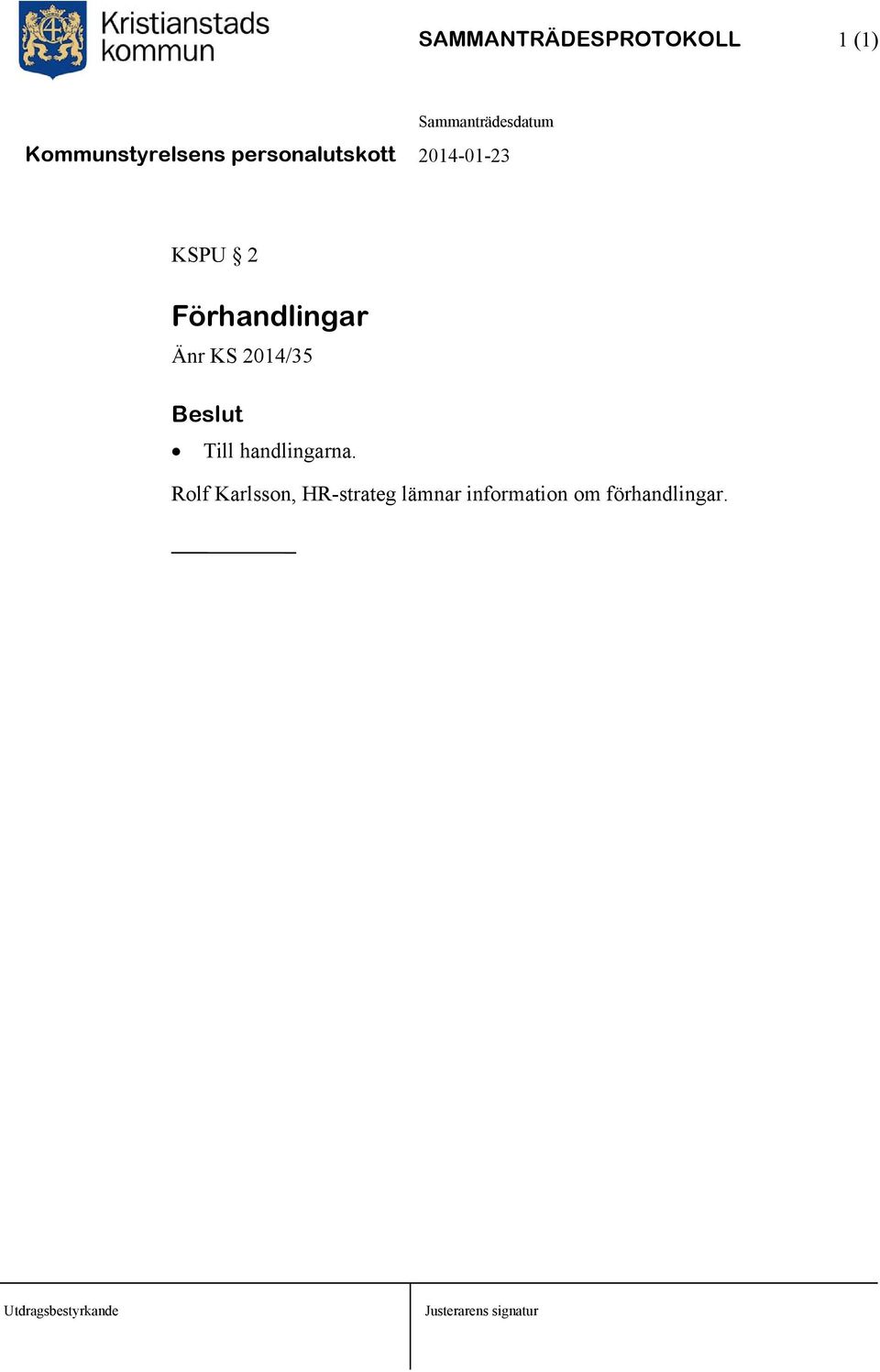 Rolf Karlsson, HR-strateg