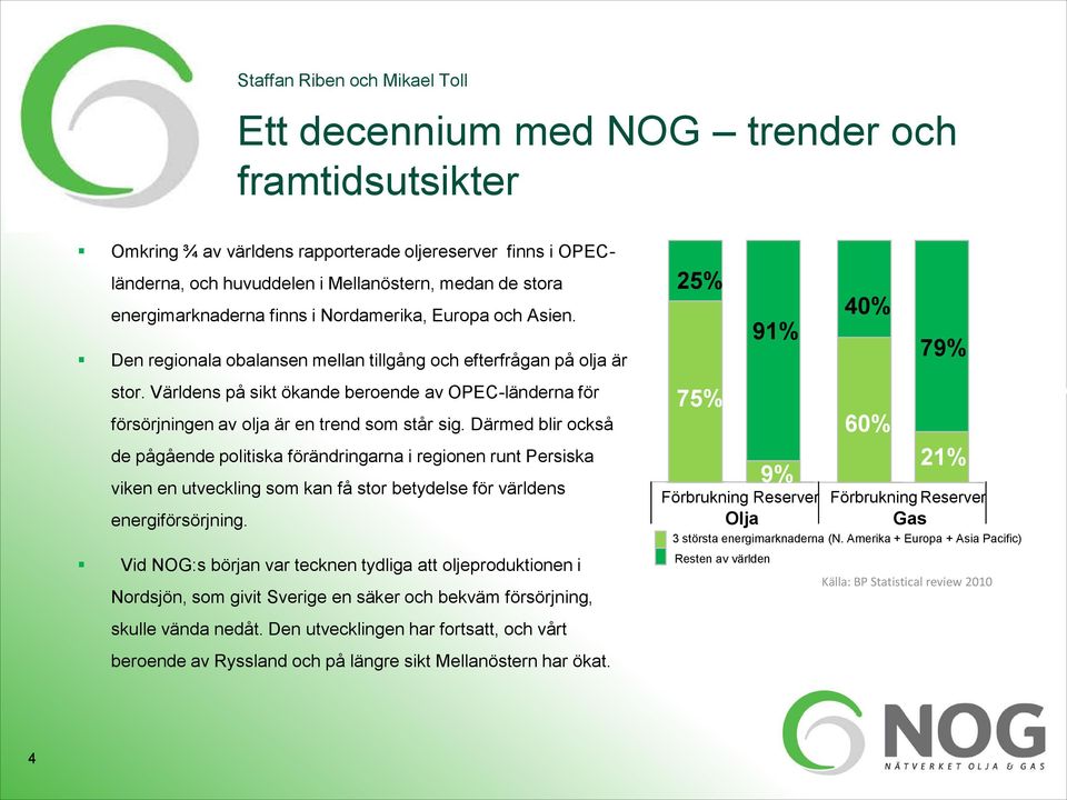 Världens på sikt ökande beroende av OPEC-länderna för försörjningen av olja är en trend som står sig.