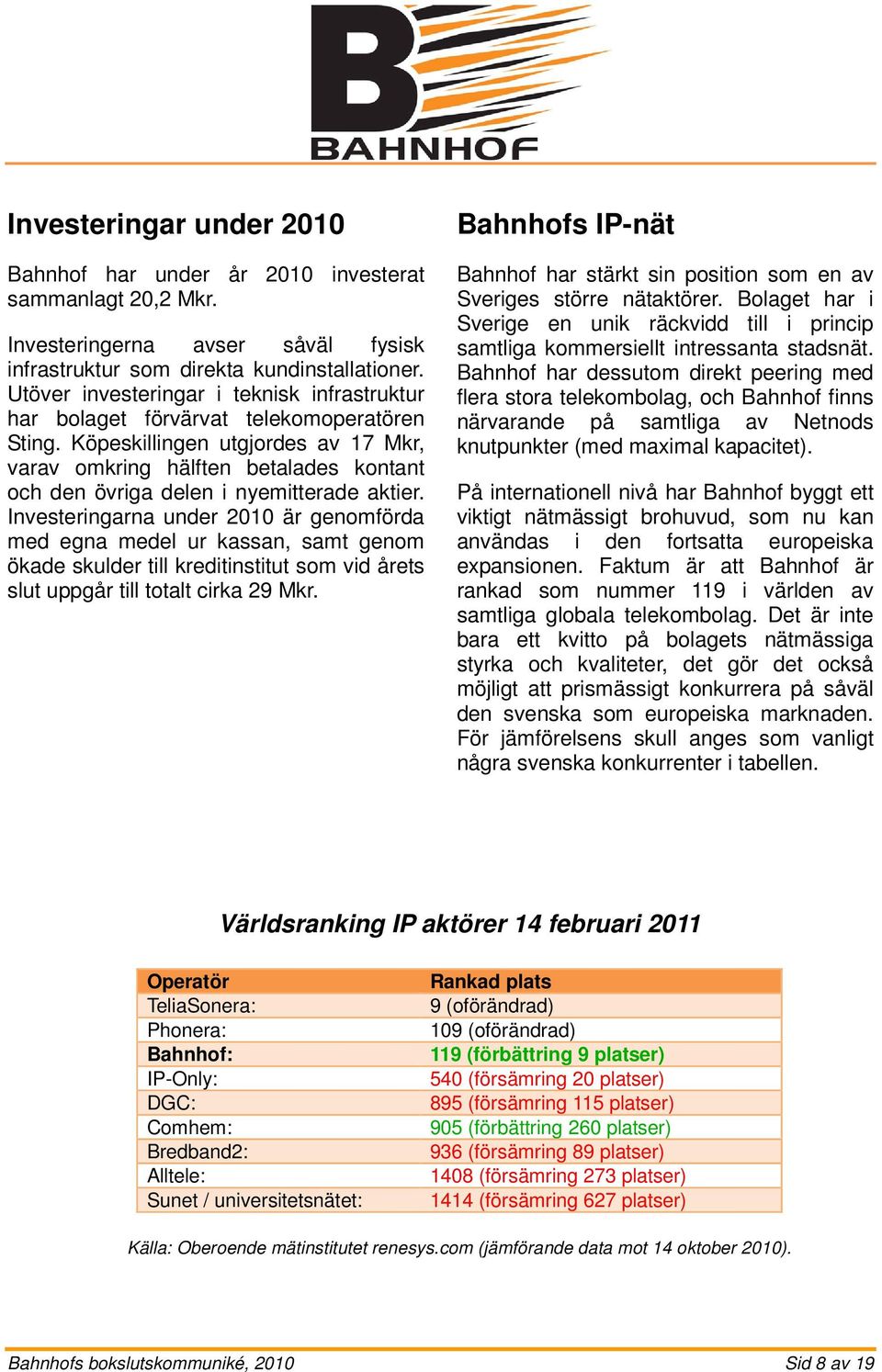 Köpeskillingen utgjordes av 17 Mkr, varav omkring hälften betalades kontant och den övriga delen i nyemitterade aktier.