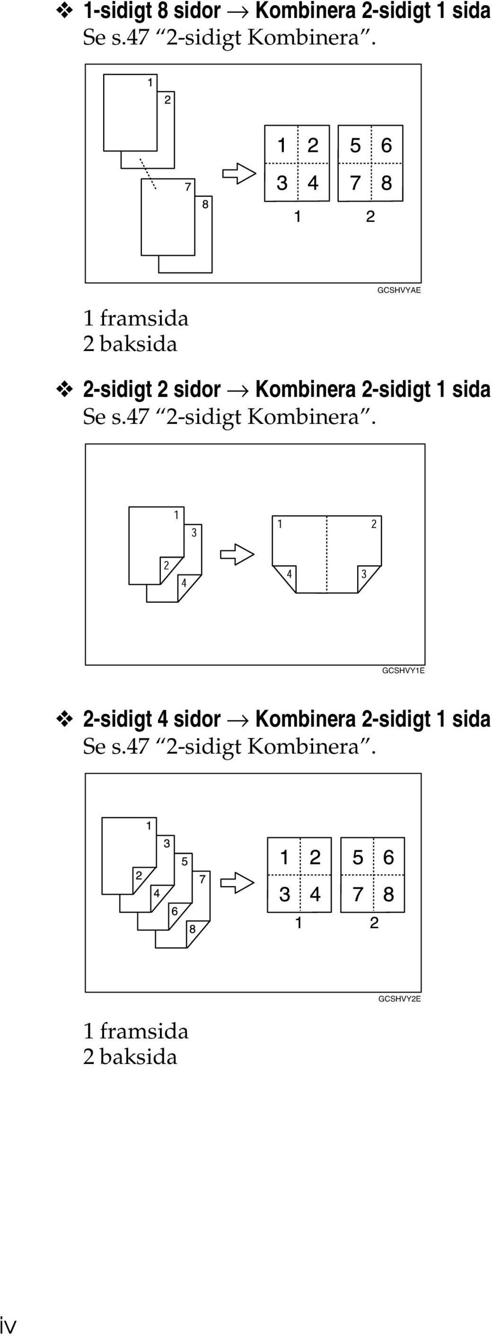 sida Se s.47 2-sidigt Kombinera.