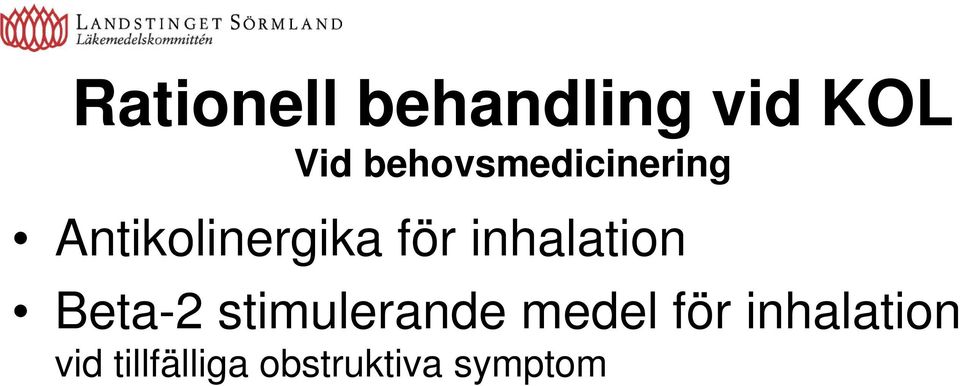 inhalation Beta-2 stimulerande medel