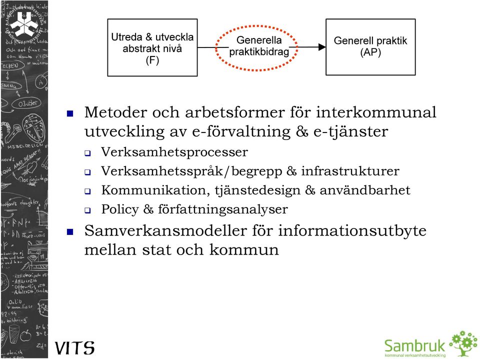 infrastrukturer Kommunikation, tjänstedesign & användbarhet Policy &