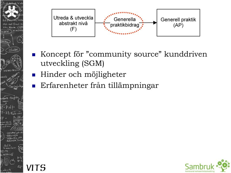 utveckling (SGM) Hinder och