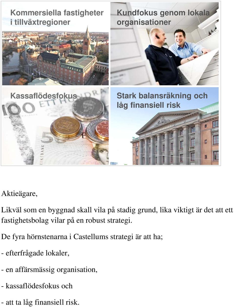 viktigt är det att ett fastighetsbolag vilar på en robust strategi.