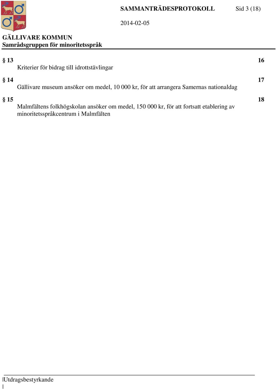 arrangera Samernas nationaldag 15 18 Malmfältens folkhögskolan ansöker om